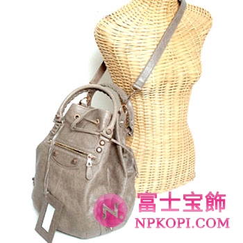 バレンシアガ（BALENCIAGA）POMPON GIANT　レディース2wayトートバッグ　アッシュブラウン　285440-D94JO-2525 